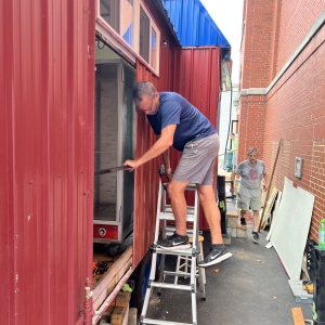 Fall Festival Booth 98 Crew Working hard this Summer