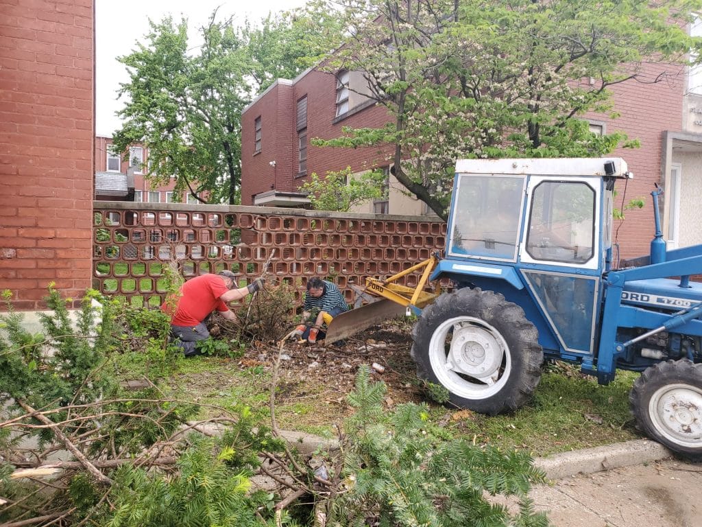 Spring Landscaping at St. Anthony Church - May 2023